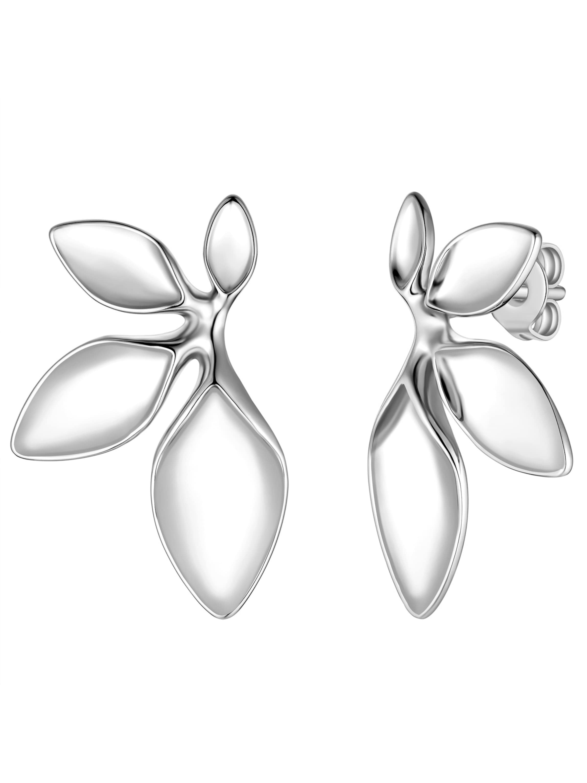 Yokoamii Earrings in Silver: front