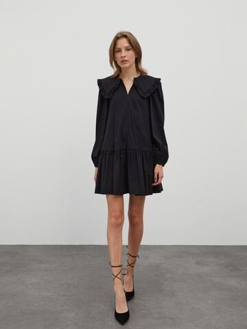 EDITED Shirt Dress 'Katarina' in Black