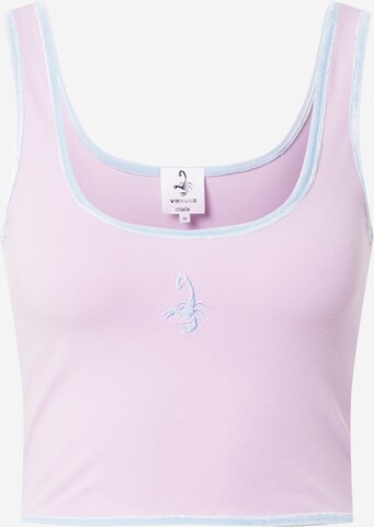 VIERVIER Top 'Abby' in Pink: front