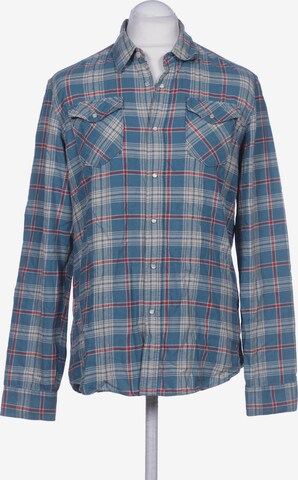 Energie Button Up Shirt in XL in Blue: front