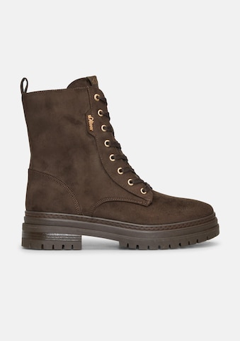 Bottes s.Oliver en marron : sur le côté