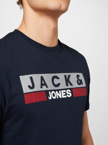 JACK & JONES Тениска в синьо