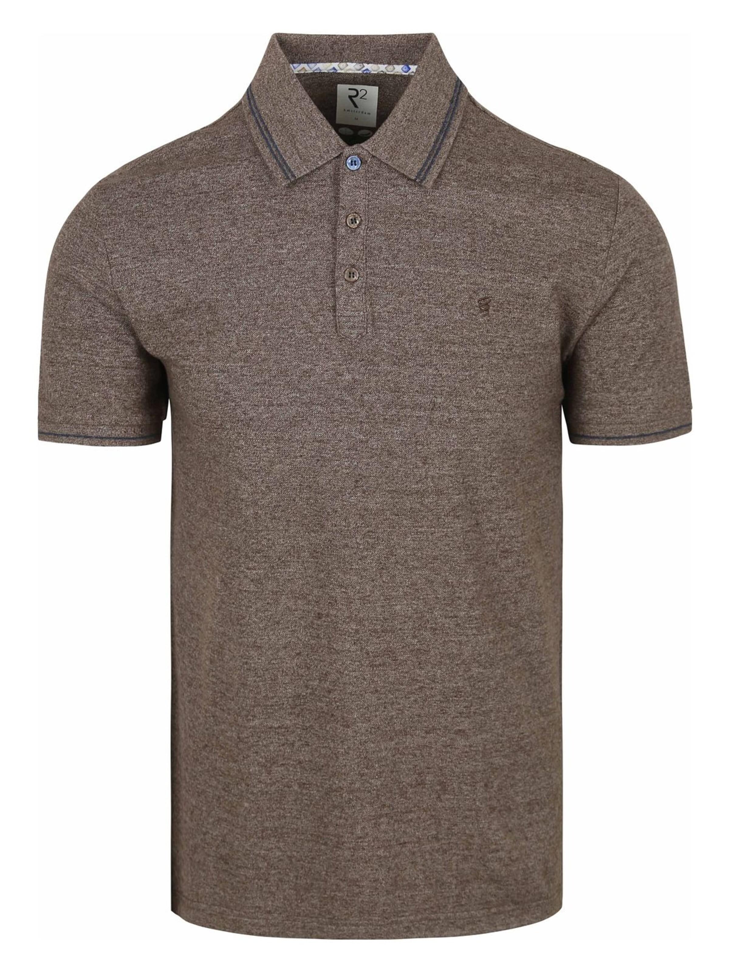 R2 Amsterdam Shirt in Brown: front