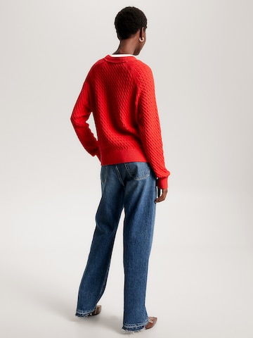 TOMMY HILFIGER Sweater in Red