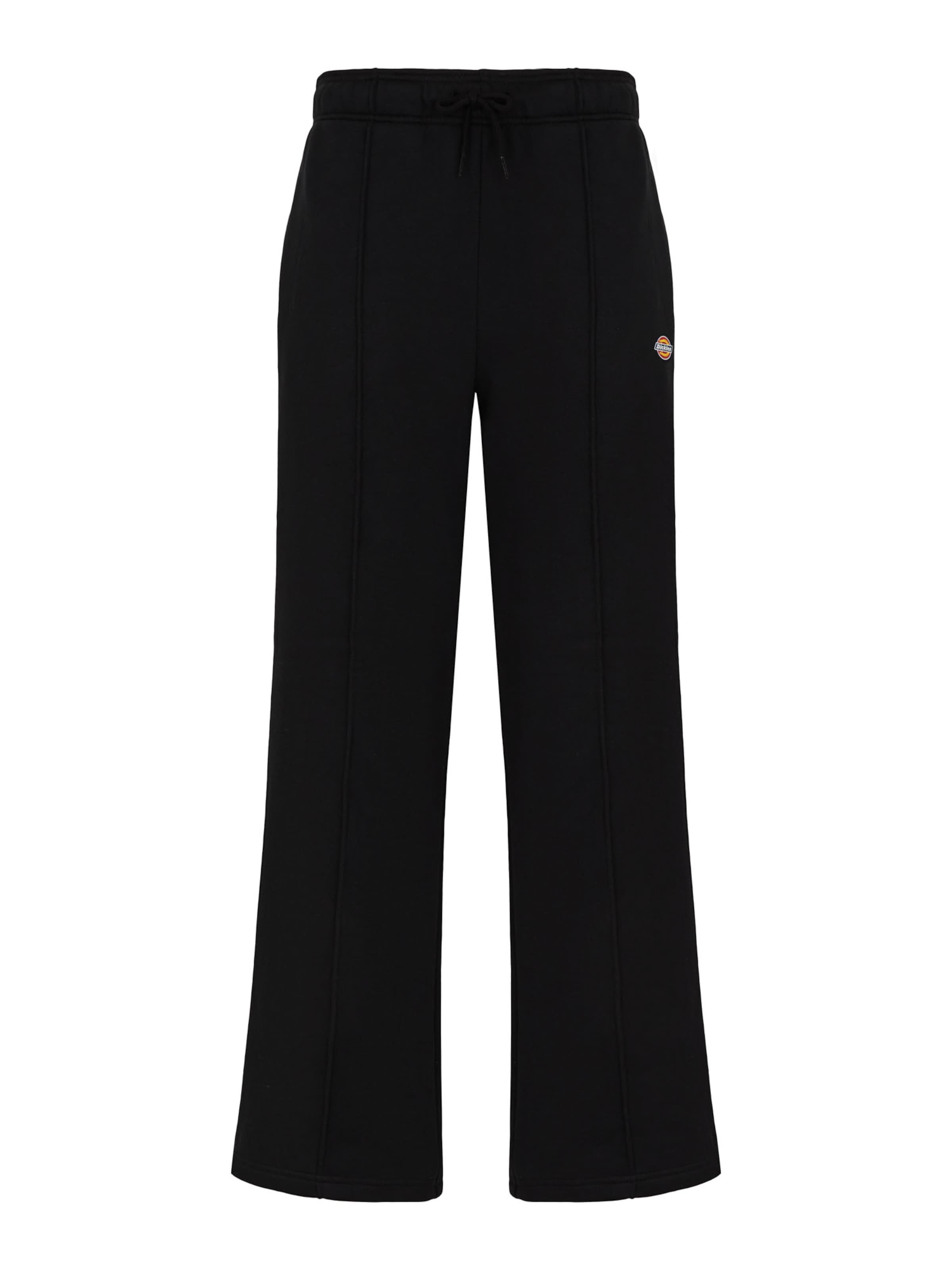 DICKIES Широки крачоли Панталон 'MAPLETON' в черно: отпред