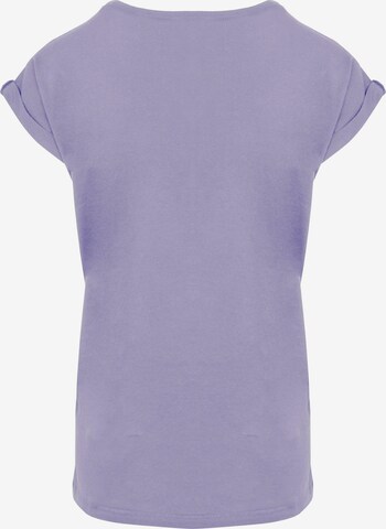 T-shirt 'La La Layla' Merchcode en violet