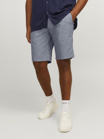 Jack & Jones Plus Regular Chino in Blauw: voorkant