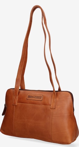 Sac bandoulière HILL BURRY en marron : devant