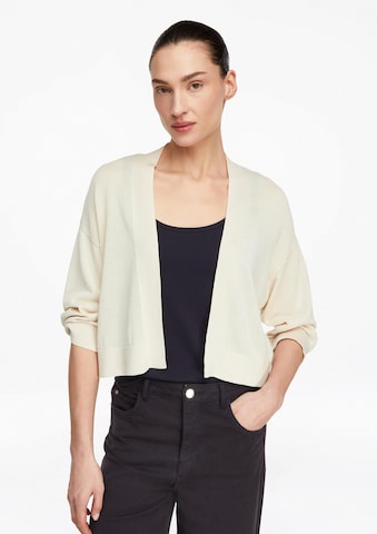 COMMA Knit cardigan in Beige: front