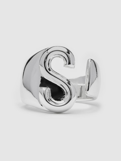 Anello 'Alphabet S' Luxenter di colore grigio argento, Visualizzazione prodotti