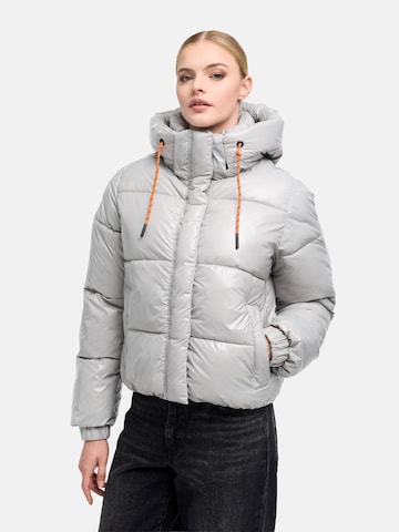 MARIKOO Winter jacket 'Skyraa 16' in Silver: front