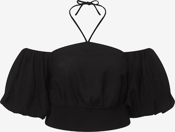 Ulla Popken Blouse in Zwart: voorkant