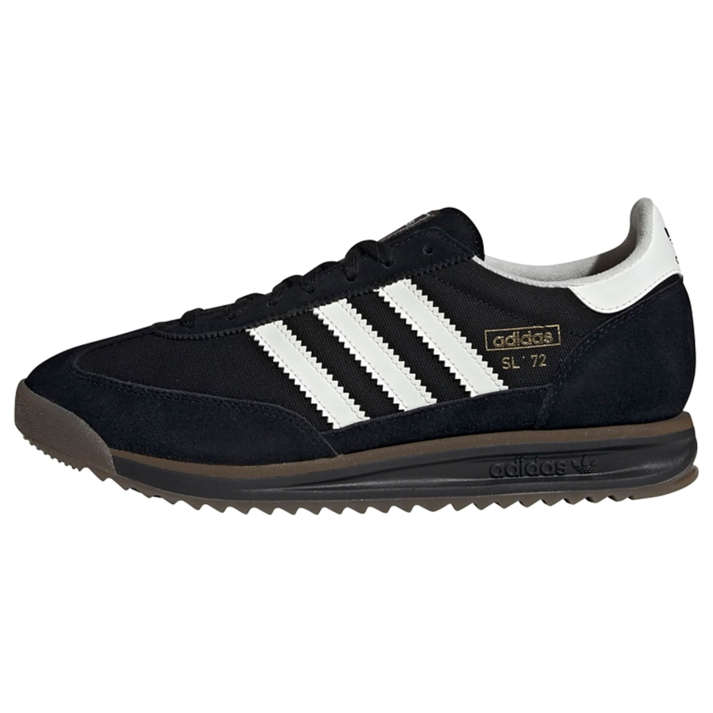 ADIDAS ORIGINALS Låg sneaker 'SL 72' i svart: framsida