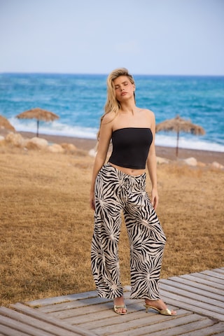 South Beach Wide leg Pants in Black