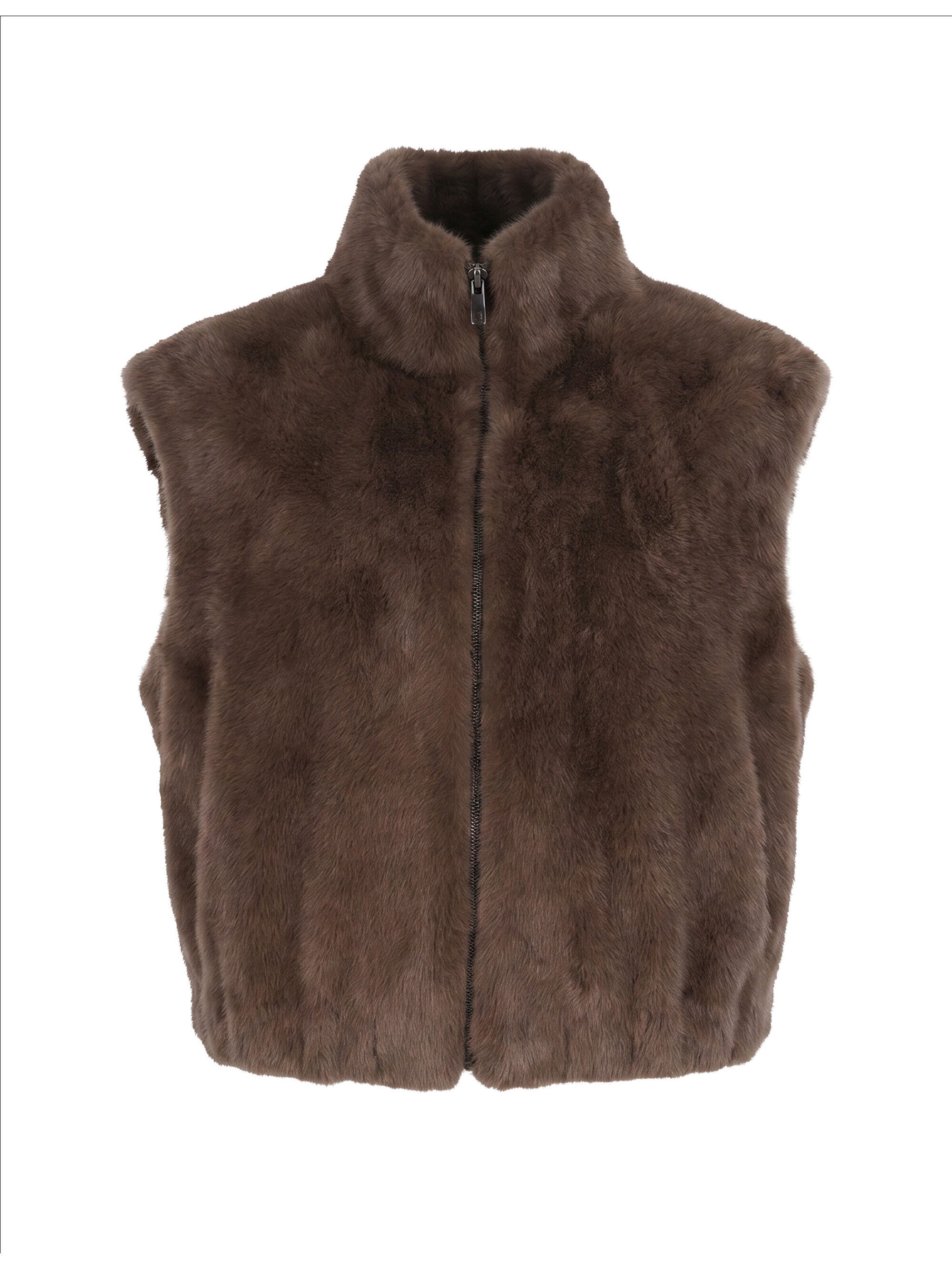 BLONDE No. 8 Vest 'Leni' in Brown: front