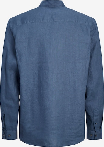 JACK & JONES Regular Fit Hemd 'LAWRENCE' in Blau