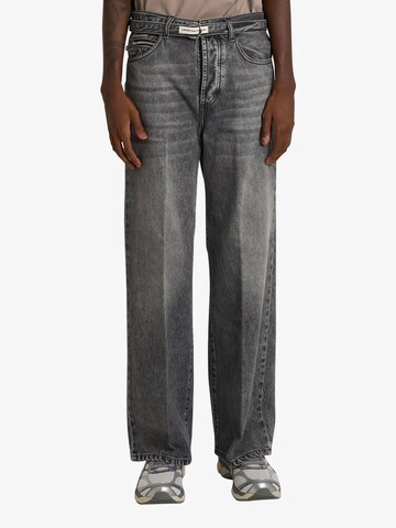 Wide Leg Jean Yes London en gris : devant