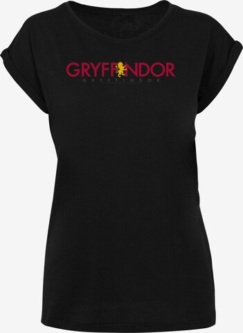 Maglietta 'Harry Potter Gryffindor' di F4NT4STIC in nero: frontale