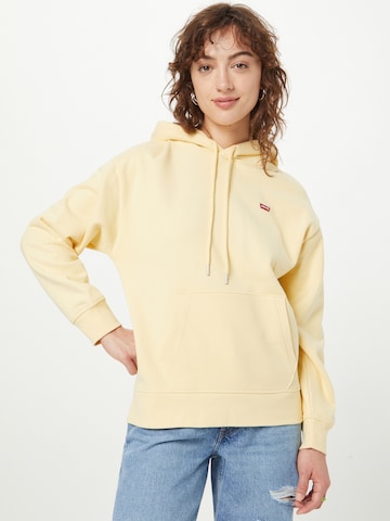 LEVI'S ® Sweatshirt 'Standard Hoodie' in Yellow: front