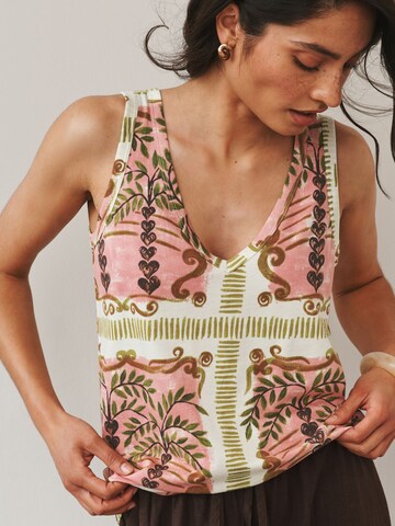 Next - Top em rosa: frente