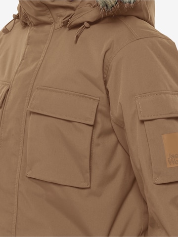 JACK WOLFSKIN Outdoorjacke 'Glacier Canyon' in Braun