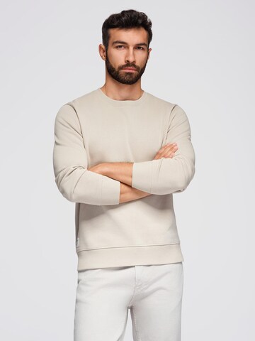 Ombre Sweatshirt in Beige: voorkant
