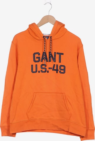 GANT Sweatshirt & Zip-Up Hoodie in L in Orange: front