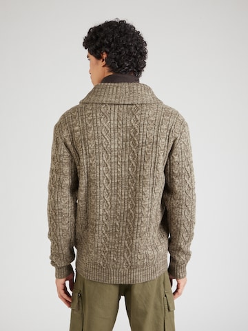 INDICODE JEANS Gebreid vest 'Ilterly' in Groen