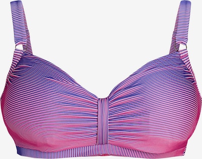 Bikinio viršutinė dalis 'Svary' iš Zizzi, spalva – purpurinė / rožinė / balta, Prekių apžvalga