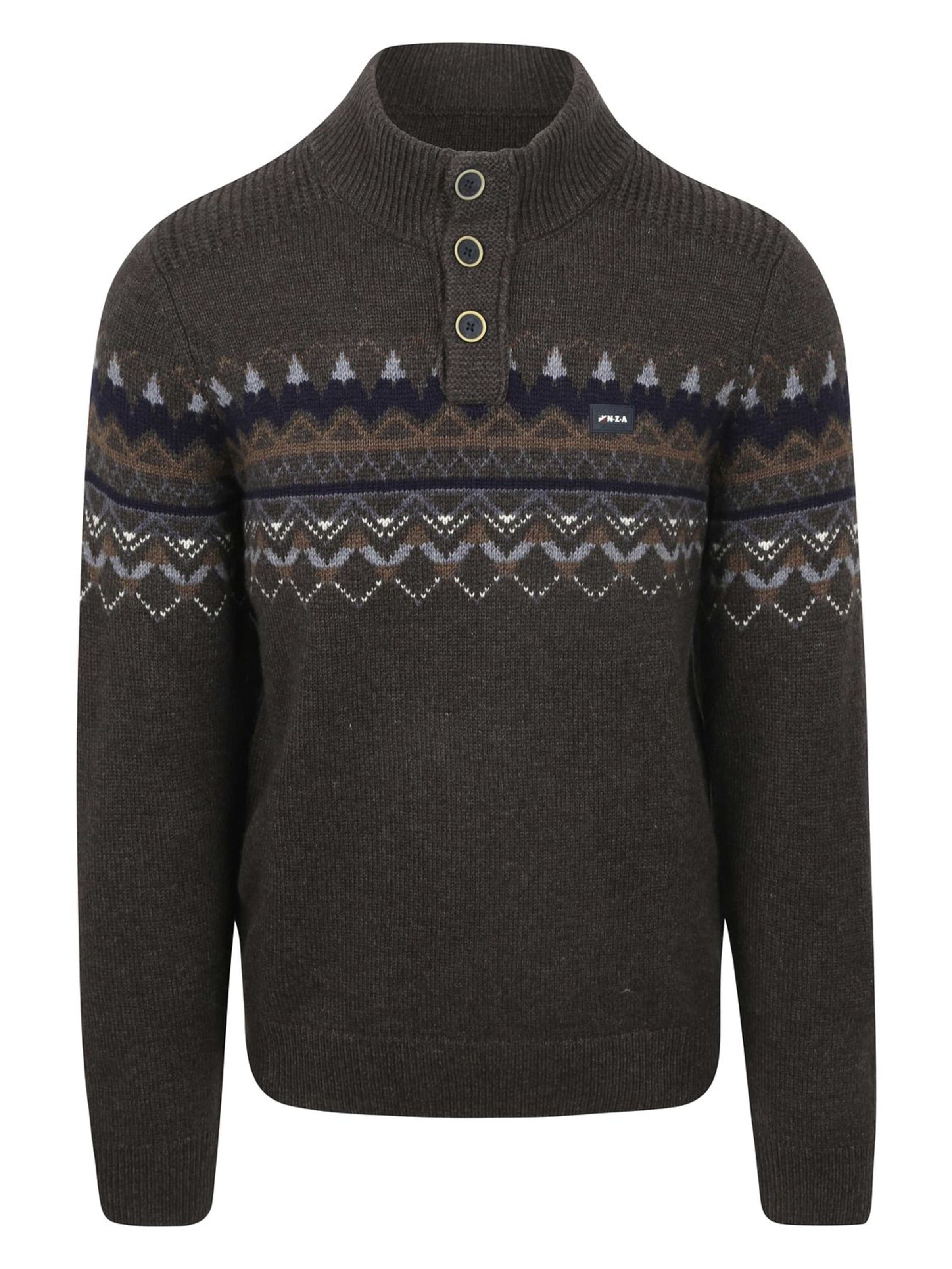 NZA New Zealand Auckland Sweater 'Iker' in Grey: front