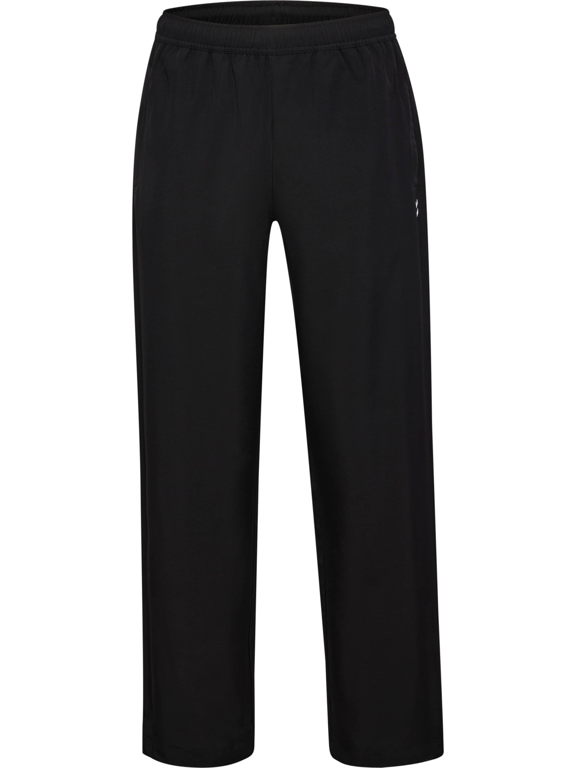 Hummel Tapered Sporthose 'Pulse Workout' in Schwarz: Vorderseite