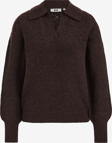 WE Fashion Pullover in Braun: Vorderseite