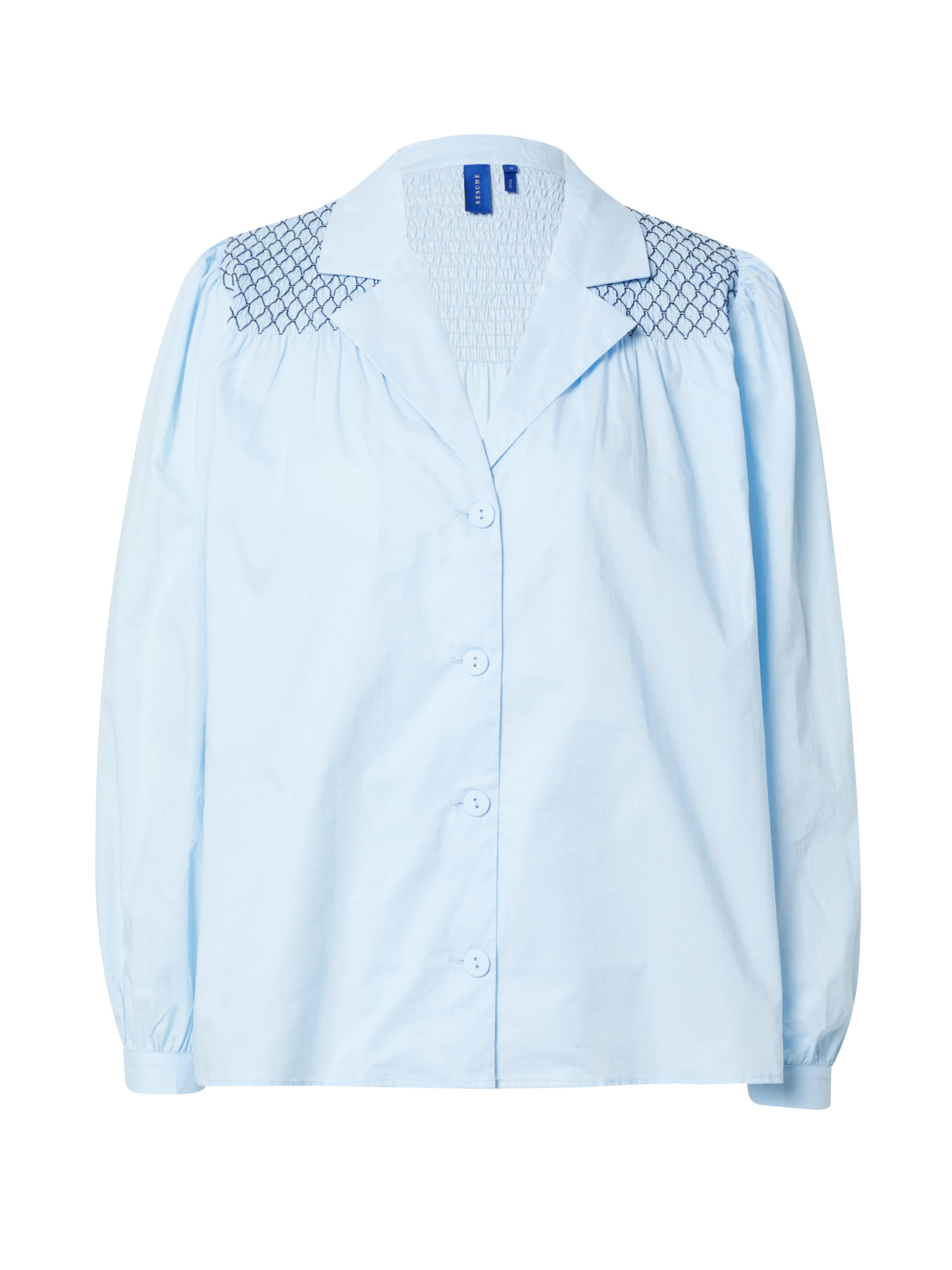 Résumé Blouse 'Kathia' in Blue: front