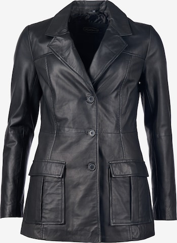 JCC Between-Season Jacket in Black: front