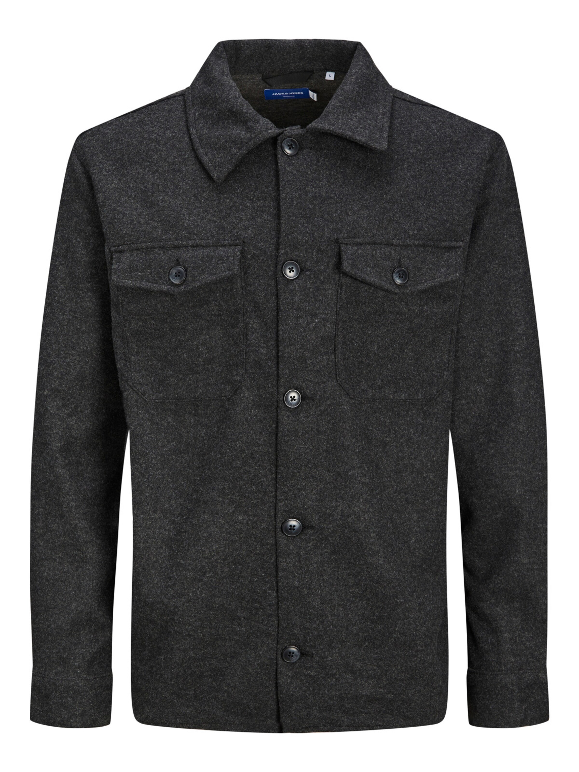 Giacca di mezza stagione di JACK & JONES in grigio: frontale