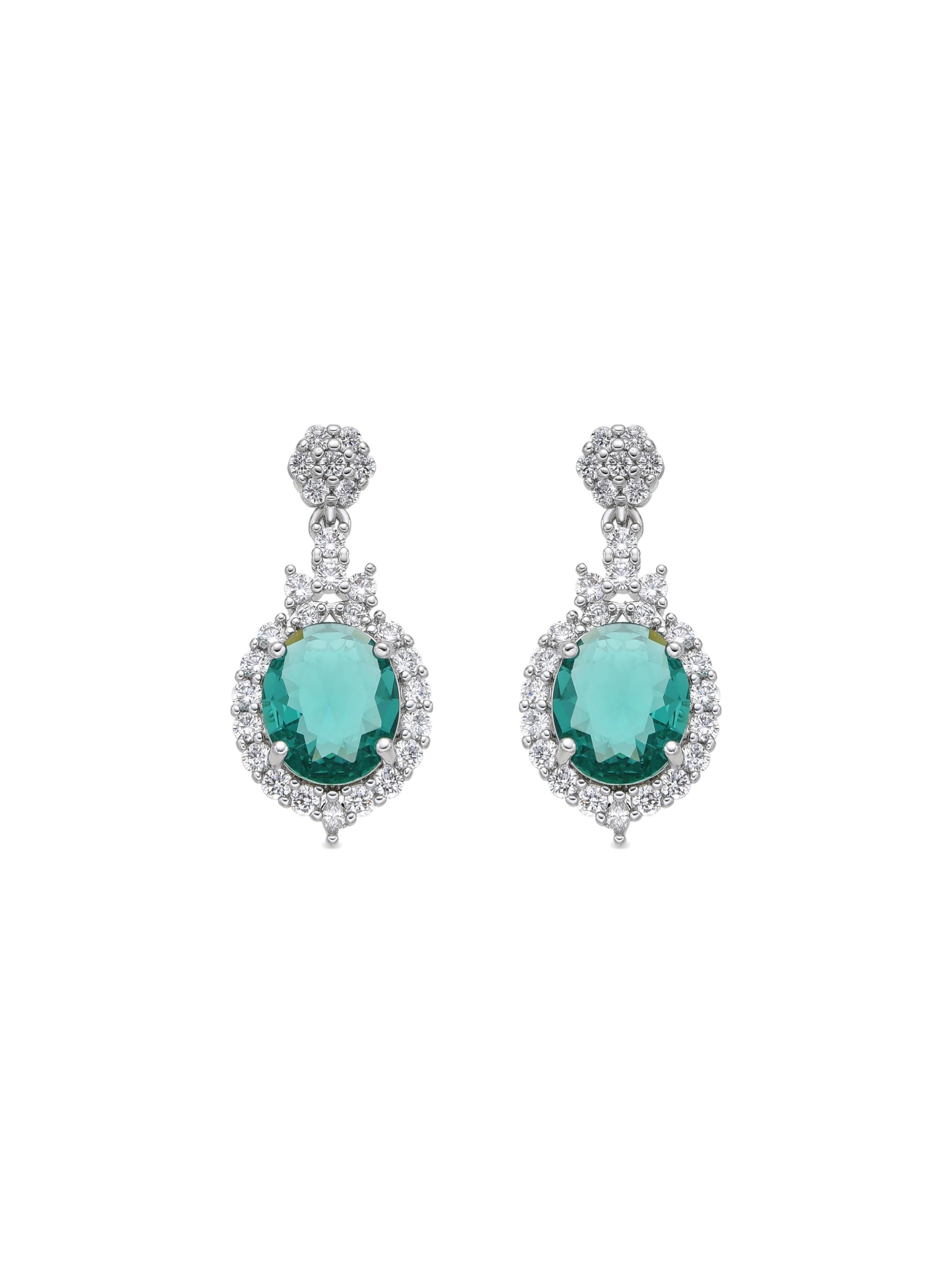 Luxenter Ohrringe 'Leibel'‌‌‌‌ in Blau: Vorderseite