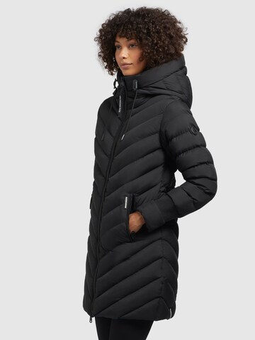 melns khujo Ziemas mētelis