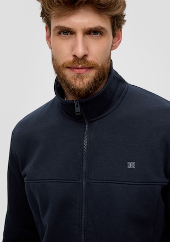 s.Oliver Zip-Up Hoodie in Blue