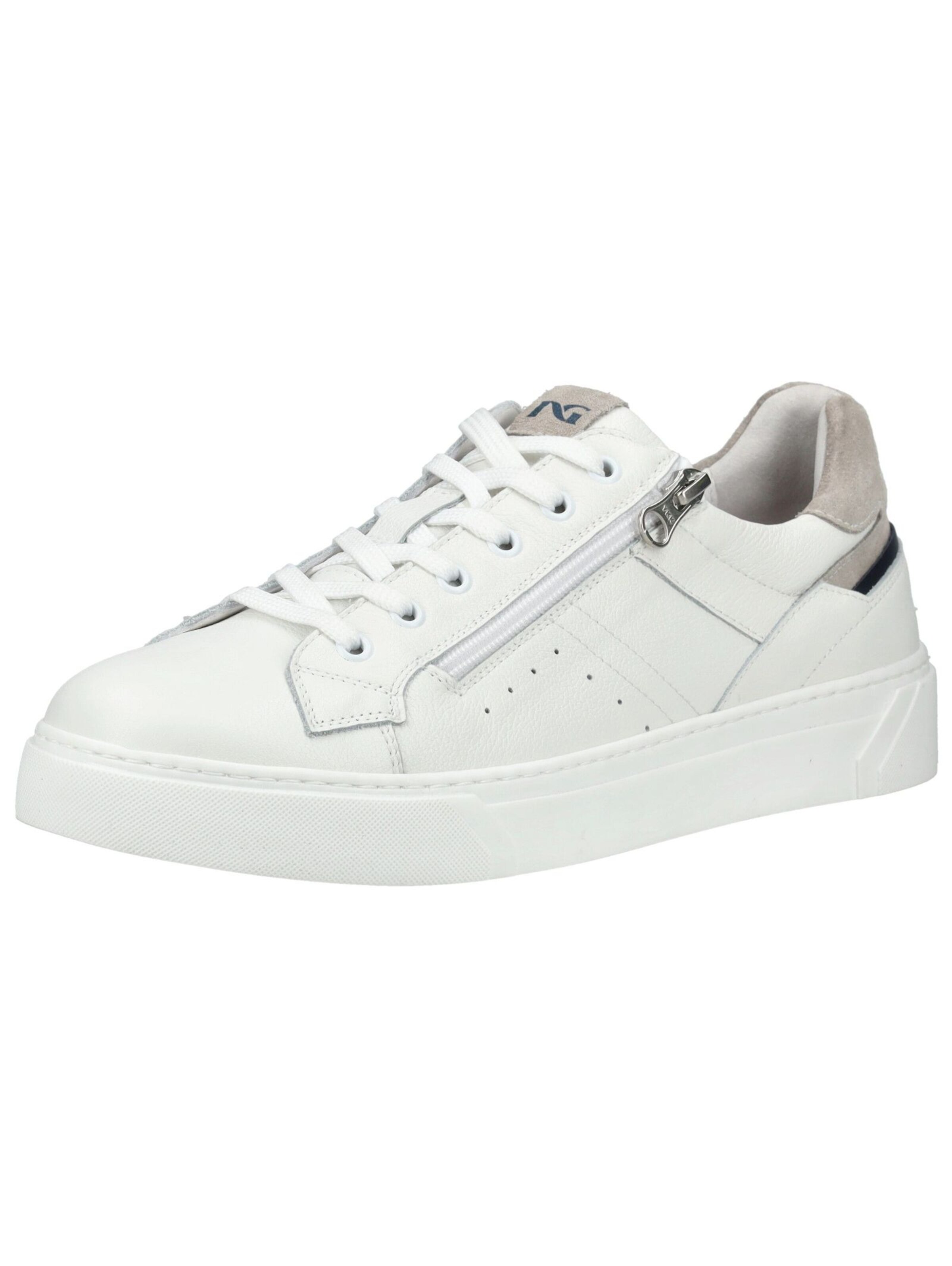 Nero Giardini Platform trainers in White: front