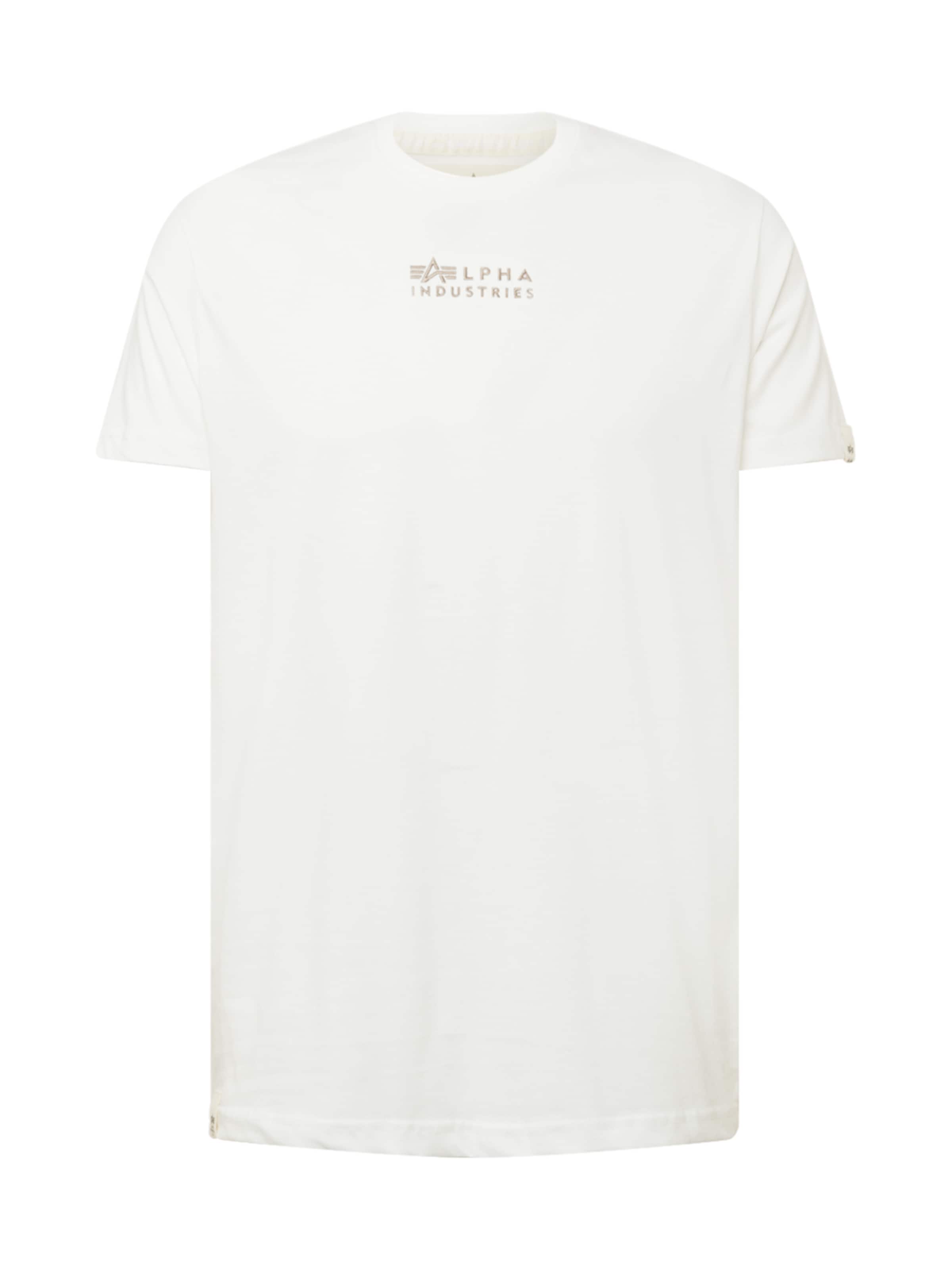 Più sostenibile Abbigliamento ALPHA INDUSTRIES Maglietta in Bianco 