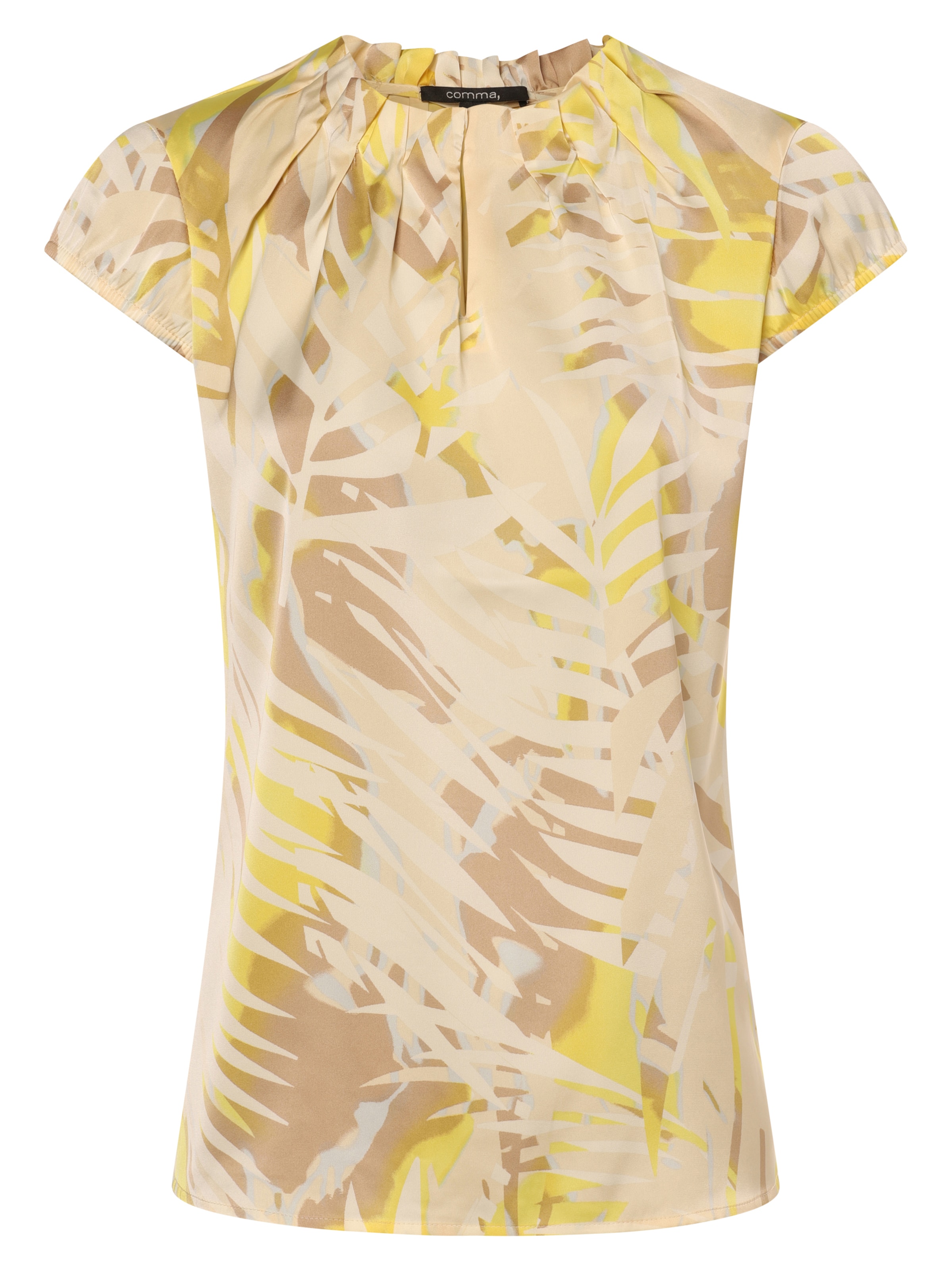 COMMA Blouse in Beige: voorkant