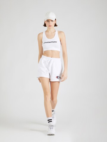 Champion Authentic Athletic Apparel Μπουστάκι Αθλητικό σουτιέν σε λευκό