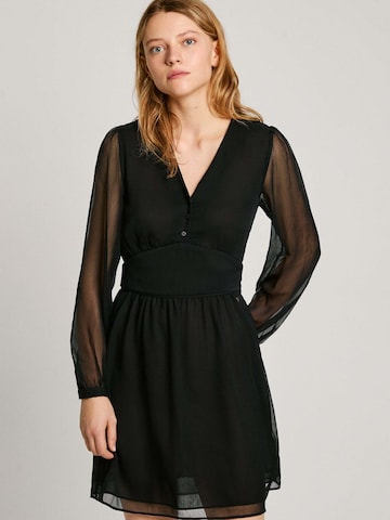 Pepe Jeans Jurk 'Orchid' in Zwart: voorkant