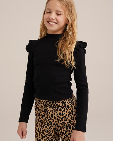 WE Fashion Shirt in Black: front