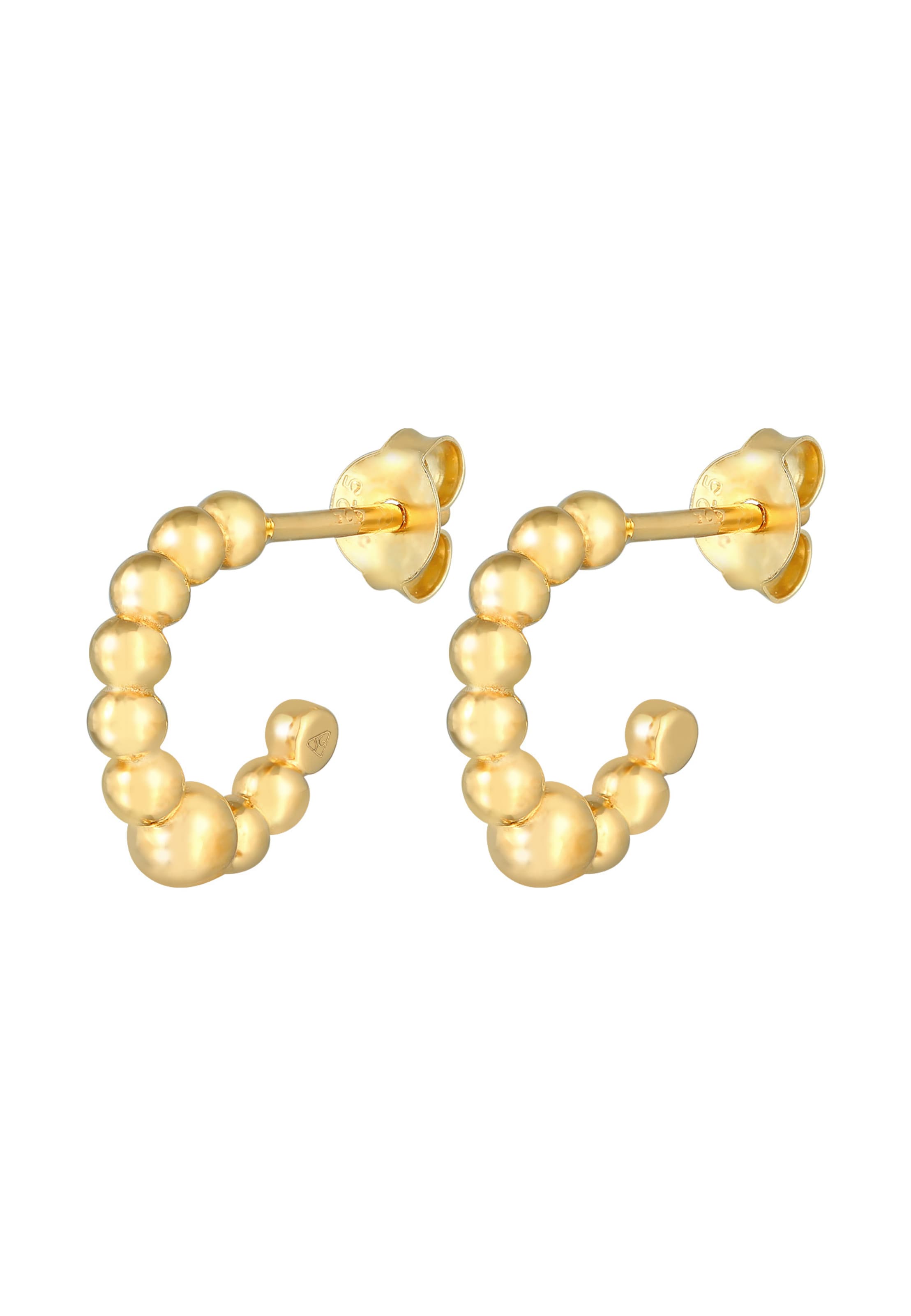 Boucles d'oreilles ELLI en or : devant