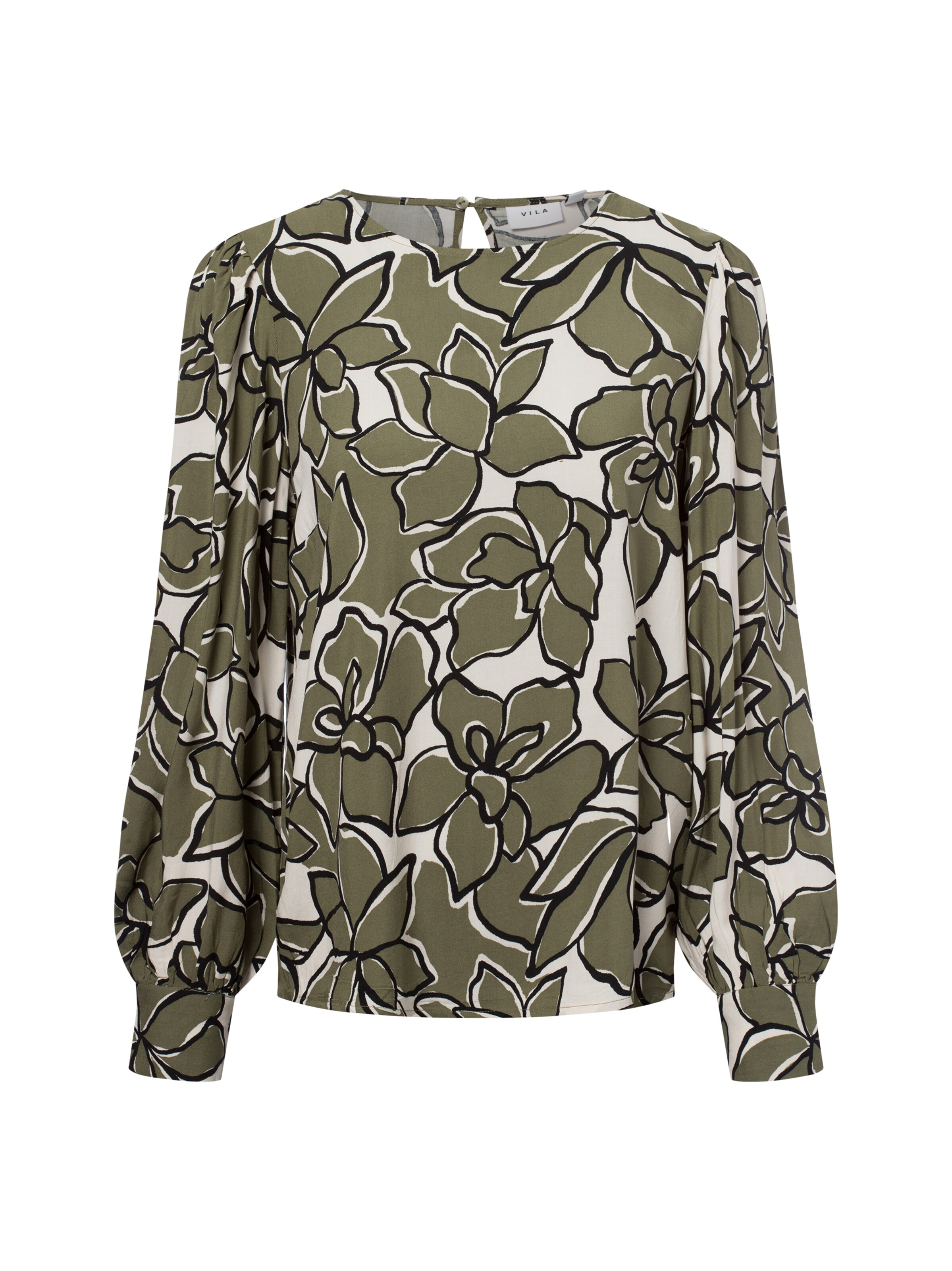 VILA Bluse 'VIMara' in Grün: Vorderseite