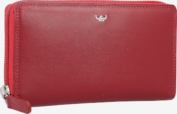 GOLDEN HEAD Wallet 'Polo' in Red