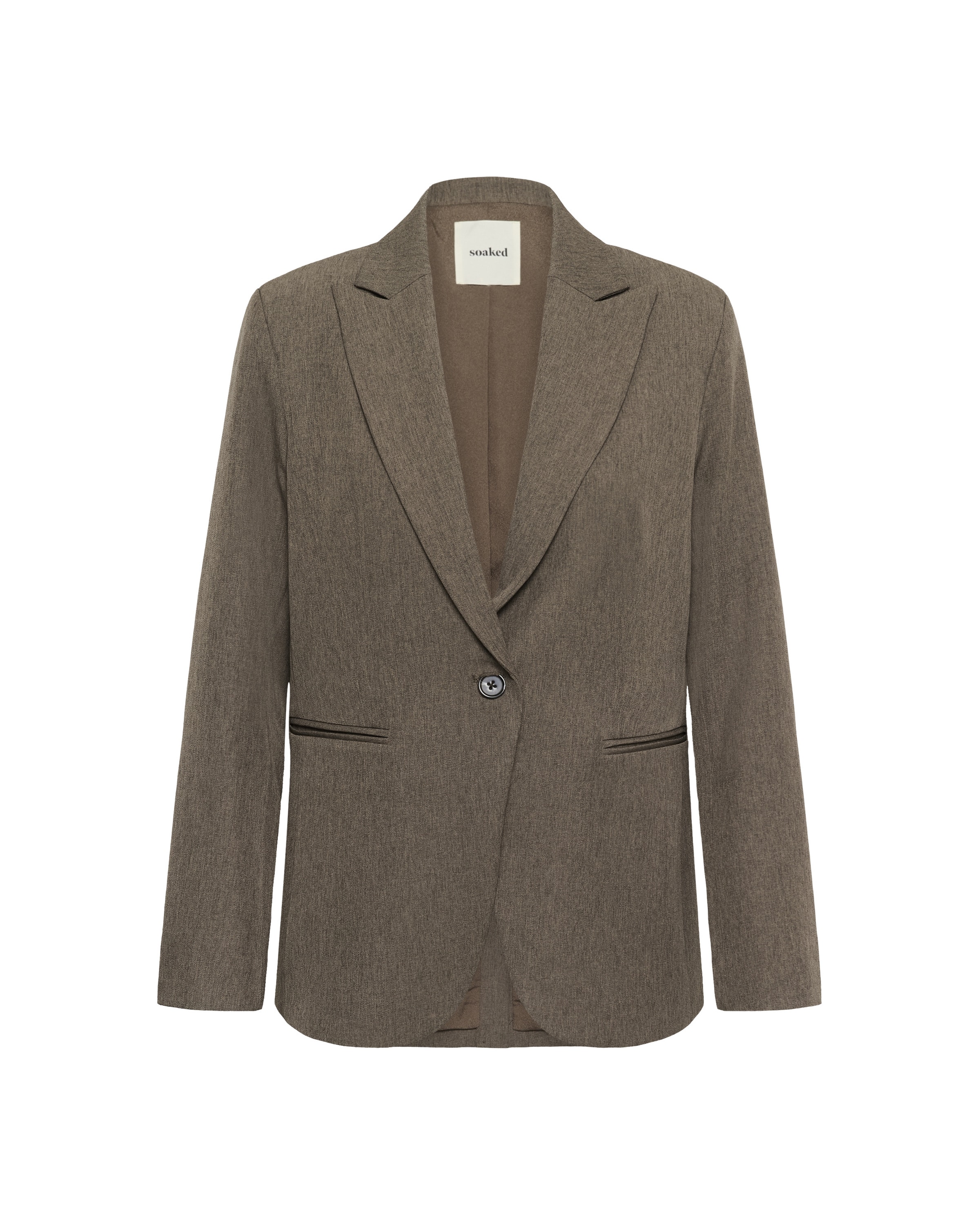 SOAKED IN LUXURY Blazer 'Lilu ' in 40 in Mottled beige, Item view