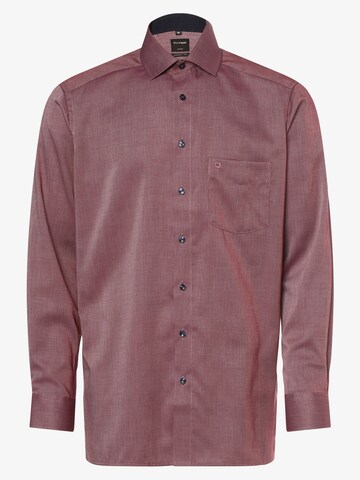 OLYMP Business Shirt 'Luxor' in Red: front