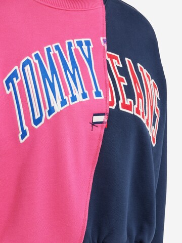 Felpa di Tommy Jeans in rosa